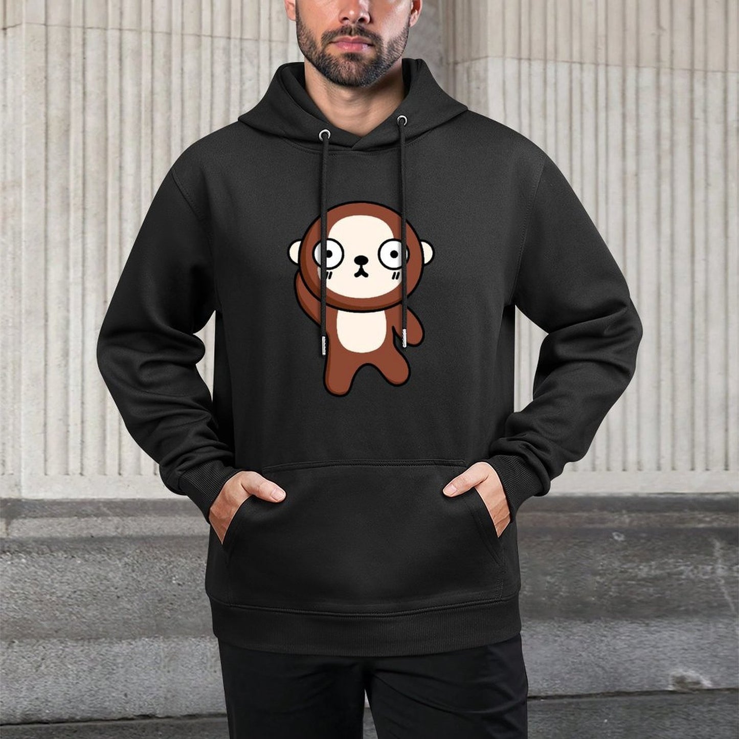 IPBR 250g Hooded Pocket Sweatshirt Front GraphicMen's Hooded  Sweatshirt4000457