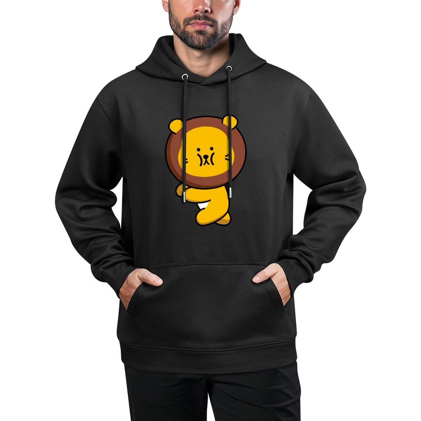 IPBR 250g Hooded Pocket Sweatshirt Front GraphicMen's Hooded  Sweatshirt4000345