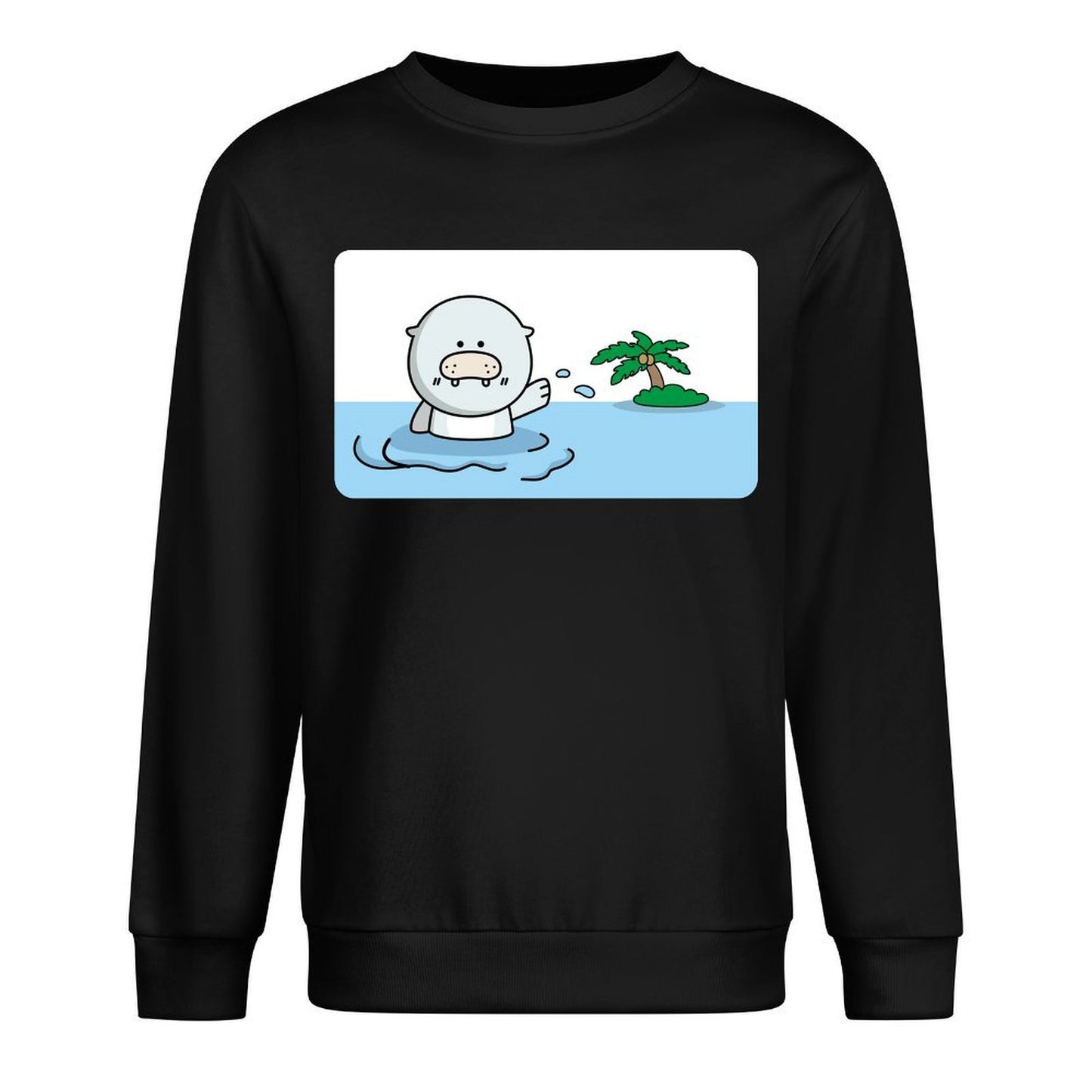 IPBR 250g Crew Neck Long Sleeve Sweatshirt Front GraphicCrew Neck Long Sleeve Sweatshirt4000749
