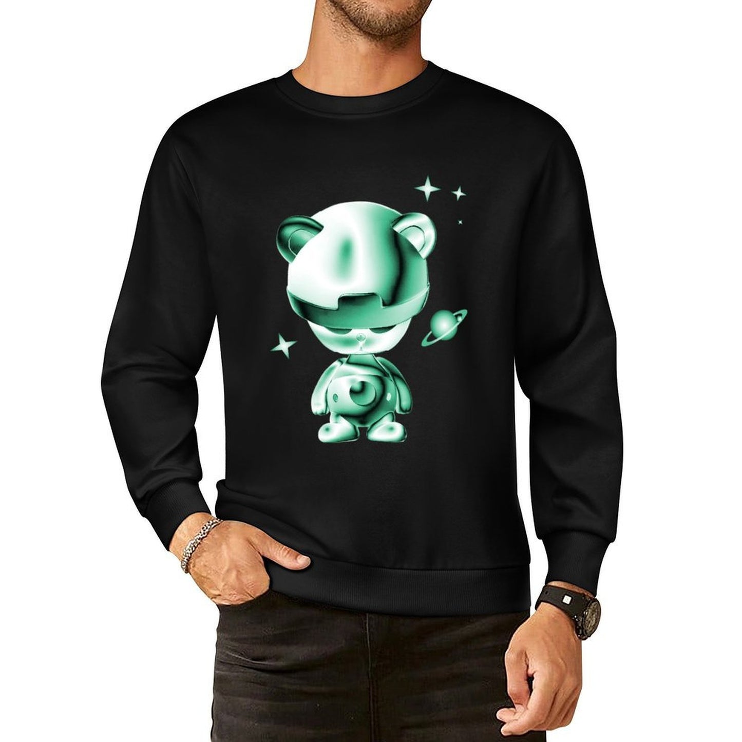 IPIB 250g Crew Neck Long Sleeve Sweatshirt Front GraphicCrew Neck Long Sleeve Sweatshirt6000026-6