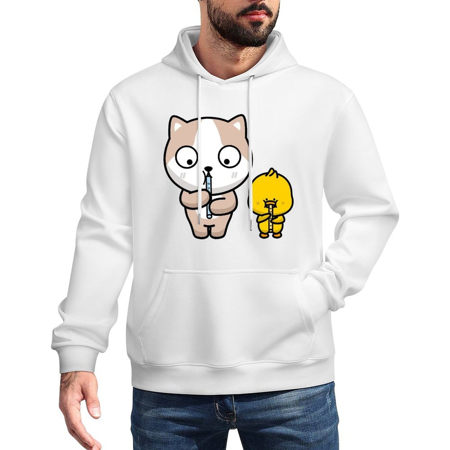 IPBR 250g Hooded Pocket Sweatshirt Front GraphicMen's Hooded  Sweatshirt4000056