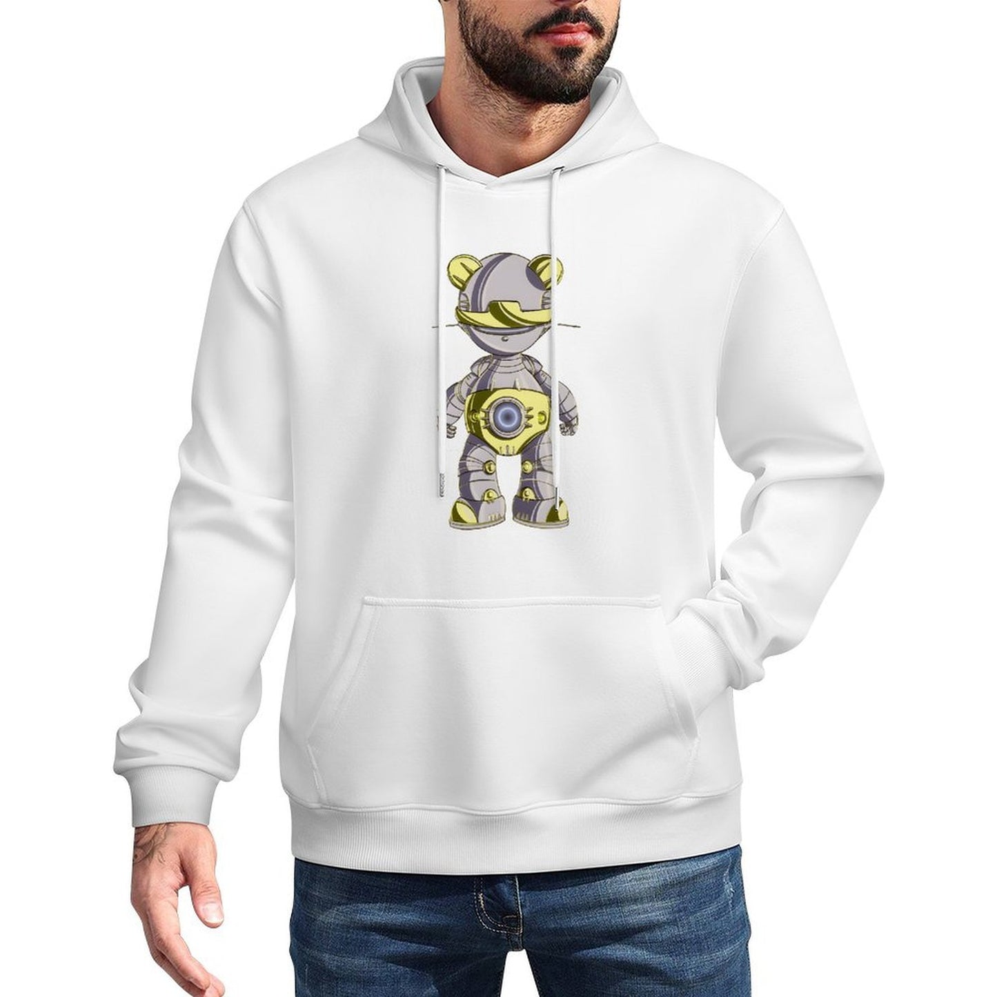 Hoodie Front PatternLong Lasting 100% Cotton