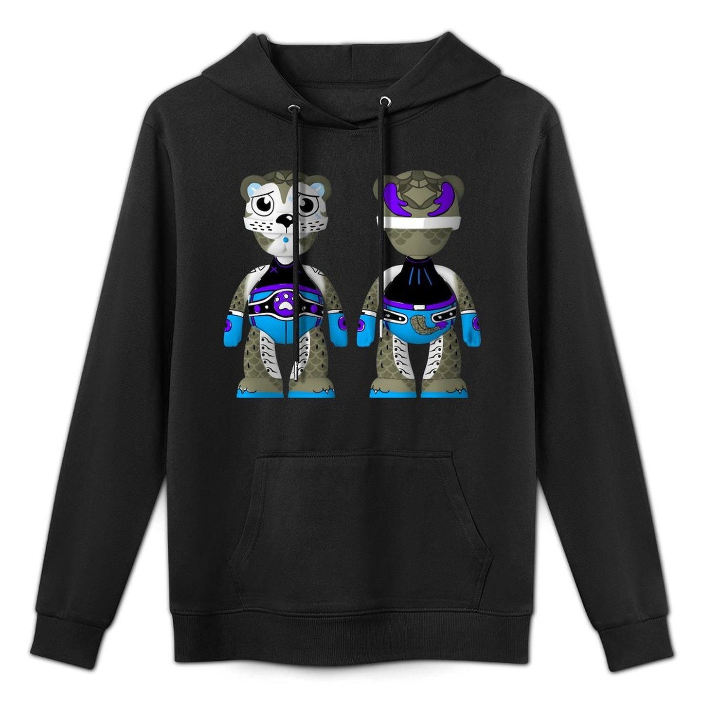 IPIB 250g Hooded Pocket Sweatshirt Front GraphicMen's Hooded  Sweatshirt6000145-3