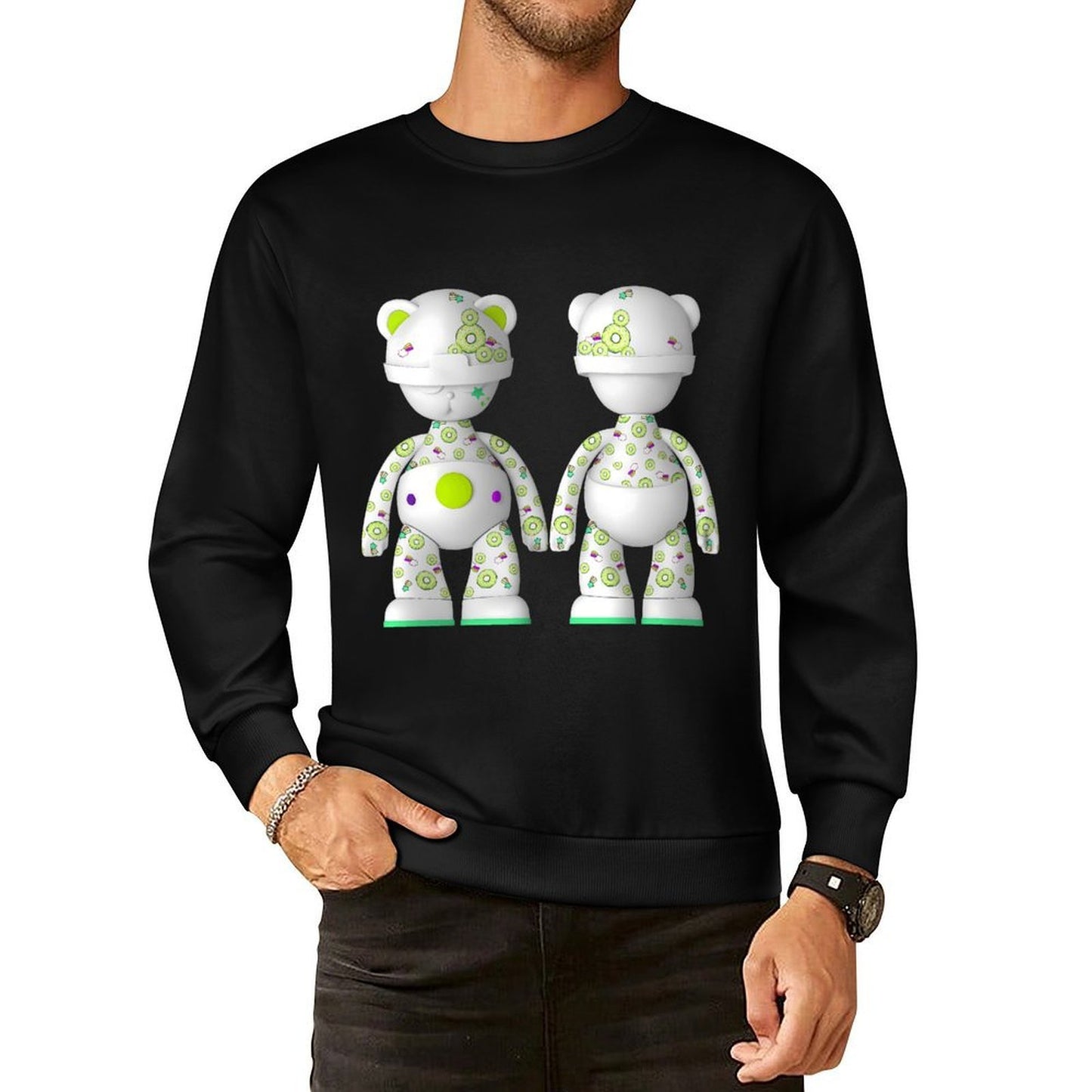 IPIB 250g Crew Neck Long Sleeve Sweatshirt Front GraphicCrew Neck Long Sleeve Sweatshirt6000097-5