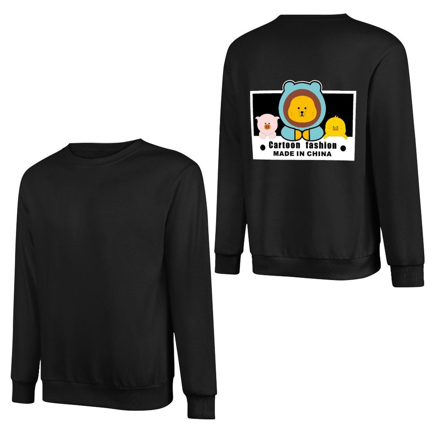 Crew Neck Long Sleeve Sweatshirt 4000693
