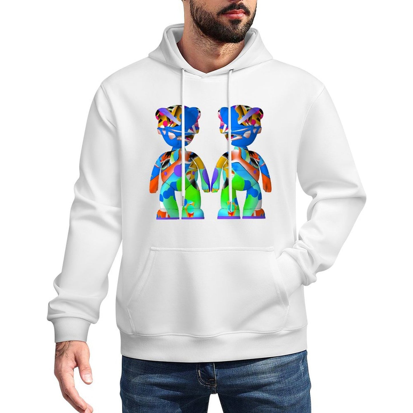 IPIB 250g Hooded Pocket Sweatshirt Front GraphicMen's Hooded  Sweatshirt6000146-4