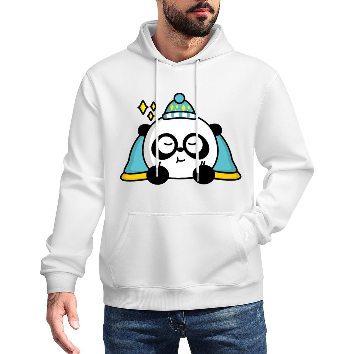 100% Cotton Wrinkle-Free Front Graphic Hoodies