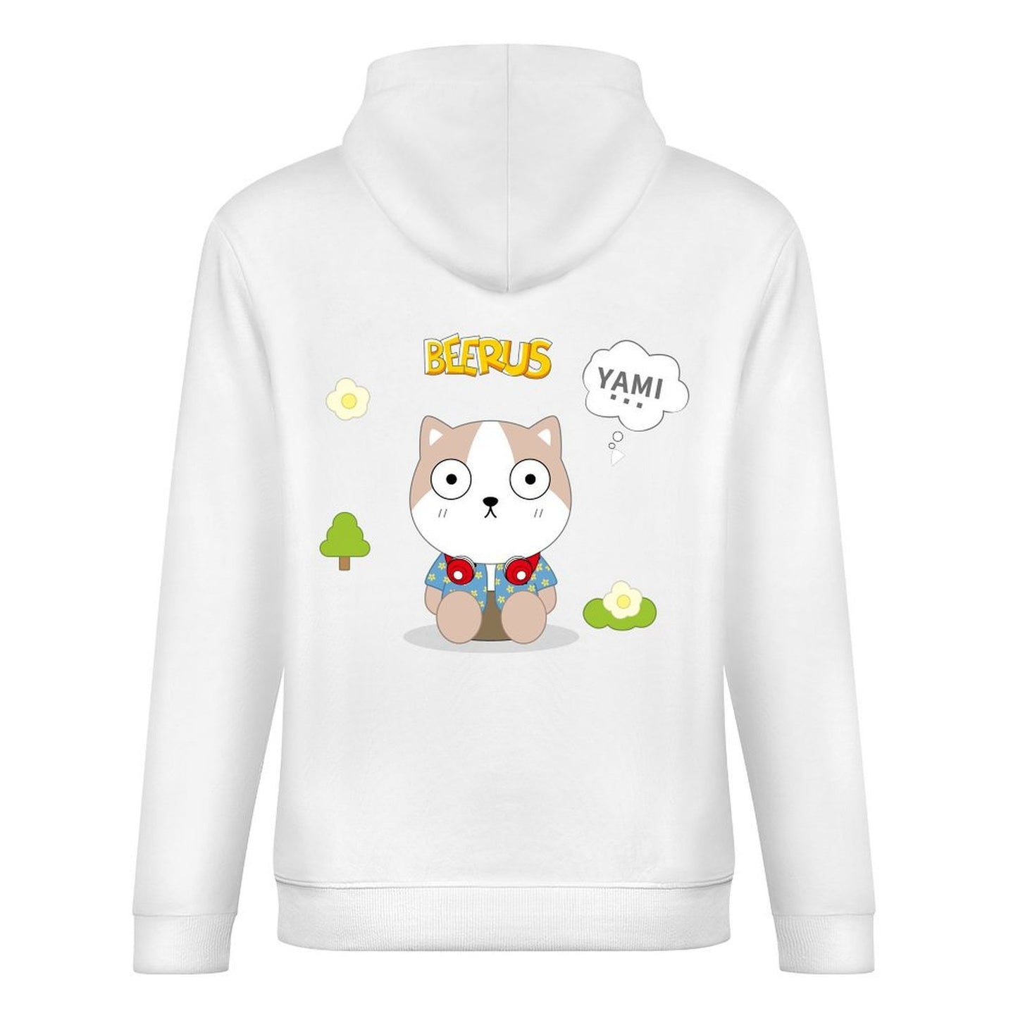 Inkmay Beerus Hoodie 250g crew neck HoodieSmooth SoftWearHoodie