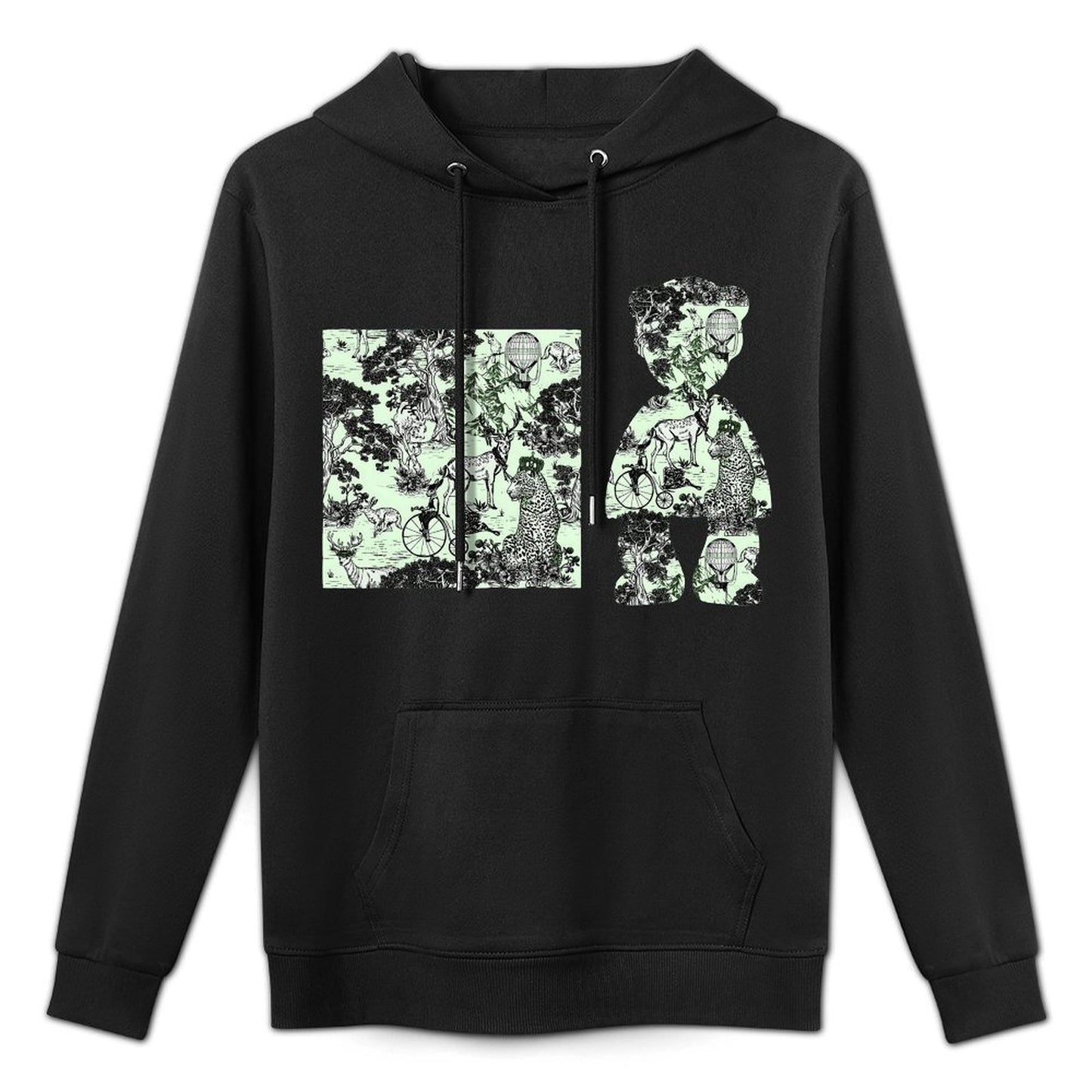 IPIB 250g Hooded Pocket Sweatshirt Front GraphicMen's Hooded  Sweatshirt6000100-5