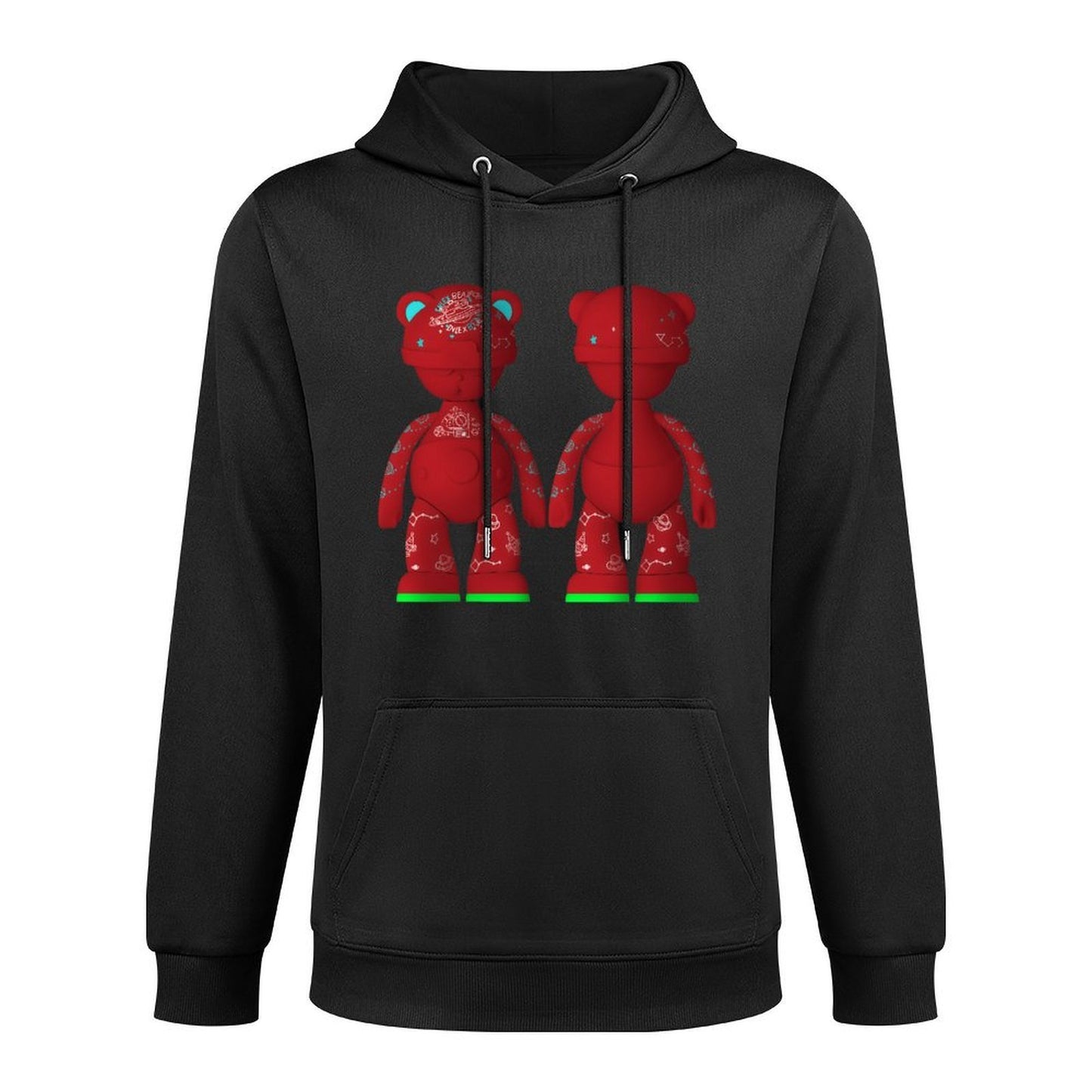 IPIB 250g Hooded Pocket Sweatshirt Front GraphicMen's Hooded  Sweatshirt6000086-2
