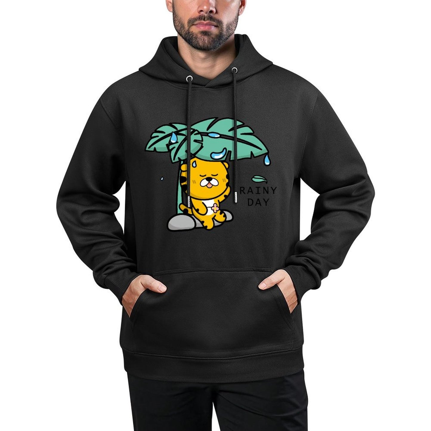 IPBR 250g Hooded Pocket Sweatshirt Front GraphicMen's Hooded  Sweatshirt4001569