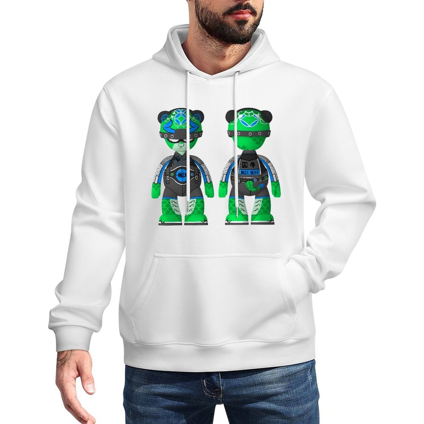 IPIB 250g Hooded Pocket Sweatshirt Front GraphicMen's Hooded  Sweatshirt6000095-7