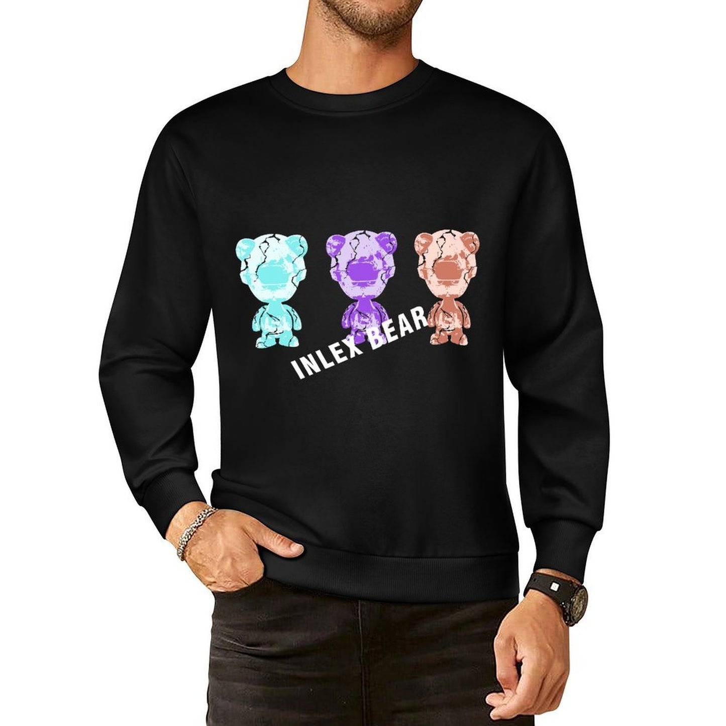 IPIB 250g Crew Neck Long Sleeve Sweatshirt Front GraphicCrew Neck Long Sleeve Sweatshirt6000050-6