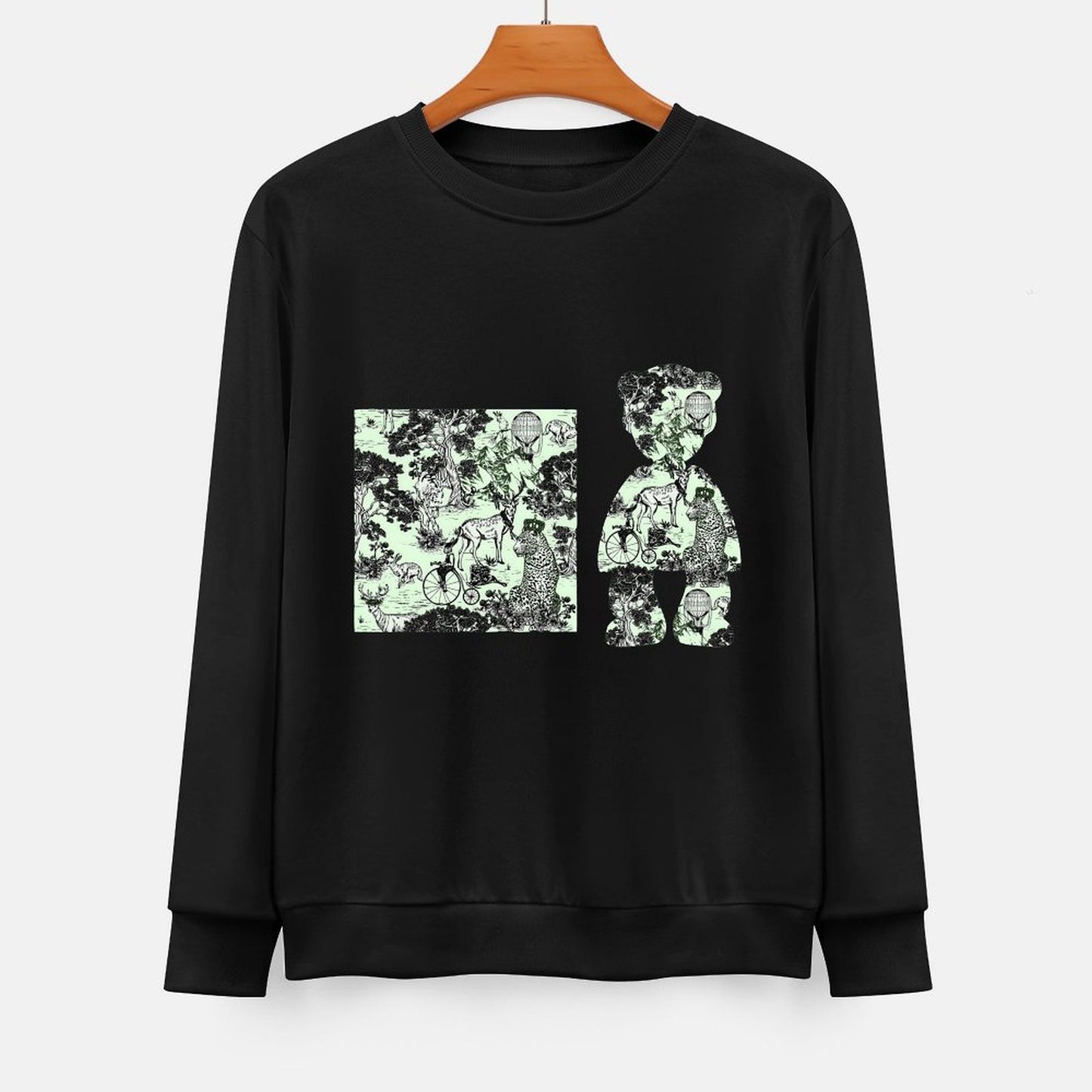IPIB 250g Crew Neck Long Sleeve Sweatshirt Front GraphicCrew Neck Long Sleeve Sweatshirt6000100-5