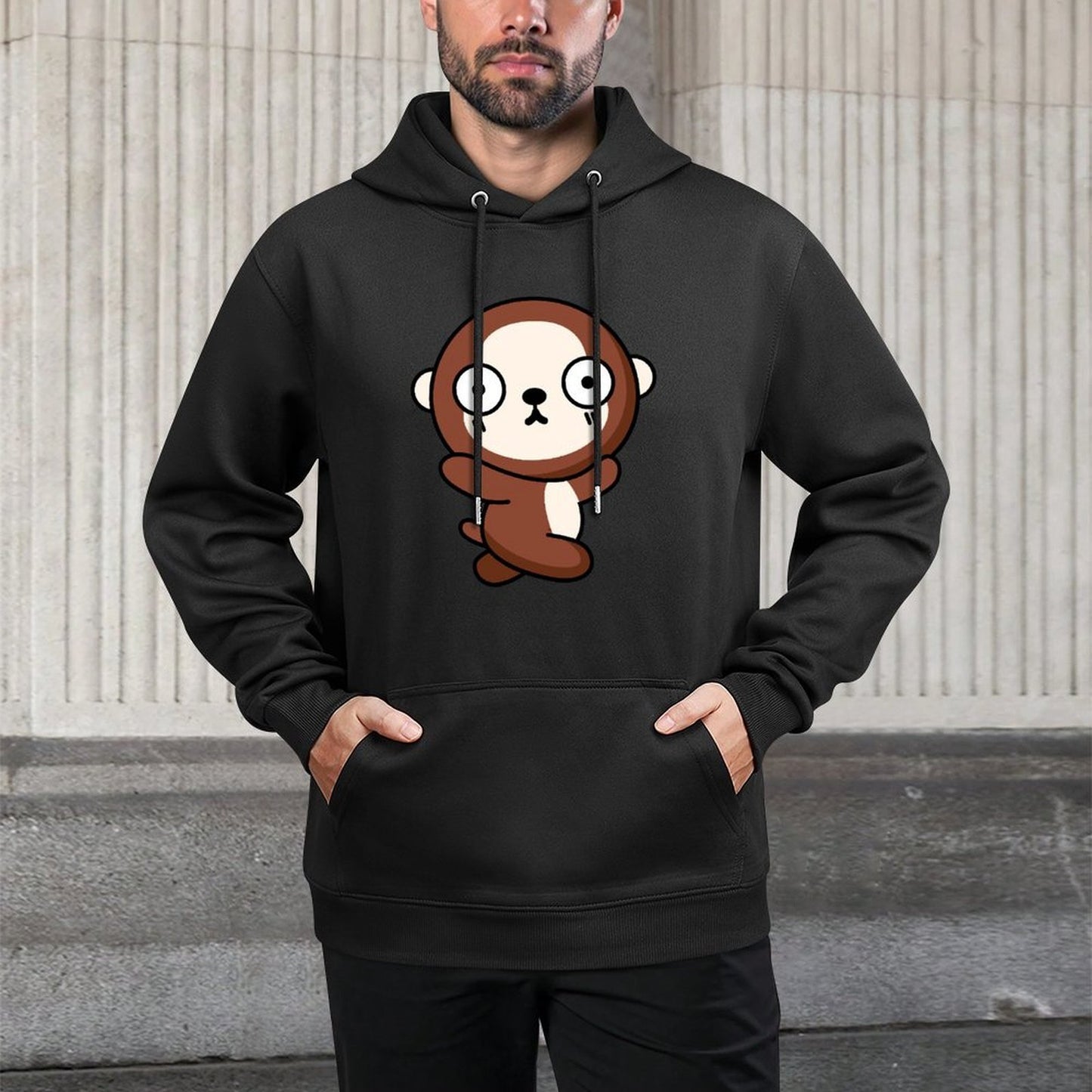 IPBR 250g Hooded Pocket Sweatshirt Front GraphicMen's Hooded  Sweatshirt4000453