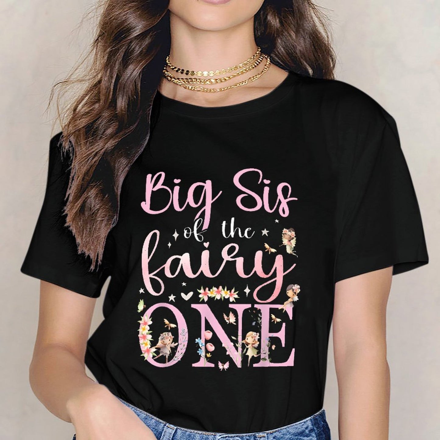 inkmay-casual-cotton-t-shirt-big-sis-fairy-one-pattern-print-unisex-t-shirt