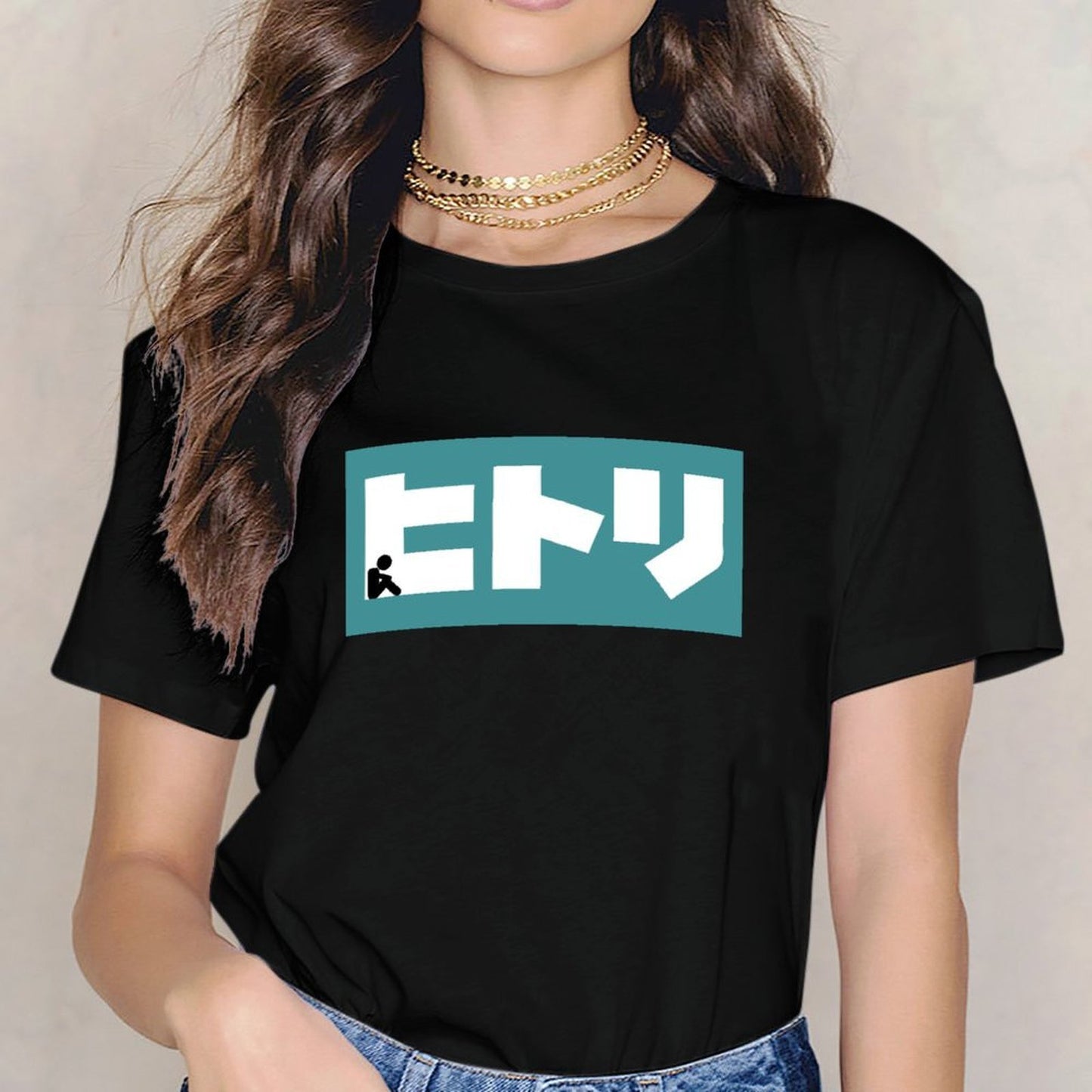 Inkmay Casual Cotton T-shirt Capitalized First Word Pattern Prints Design Unisex T-shirtBasicSeries PremiumSeries T-Shirt