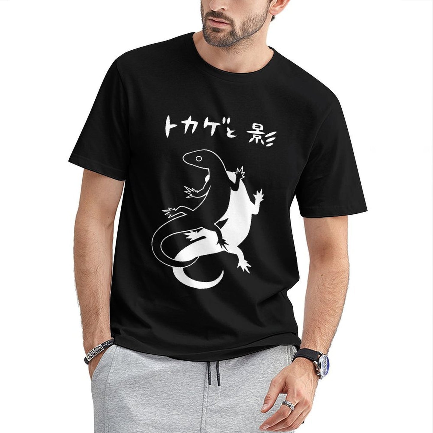Inkmay Casual Cotton T-shirt Abstract Floral Design With Soft Colors Unisex T-shirtOutdoor Pocket Tee T-Shirt