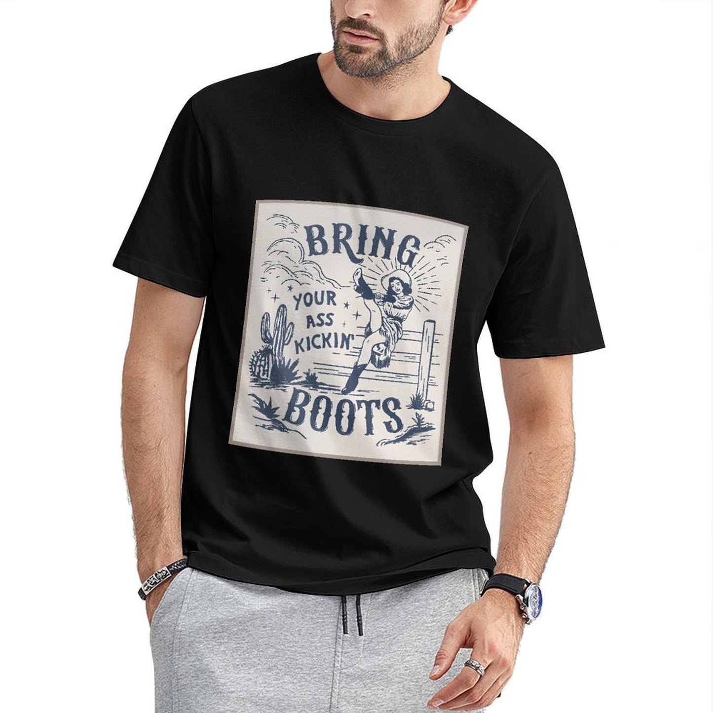 inkmay-casual-cotton-t-shirt-bring-your-ass-kickin-boots-unisex-t-shirt