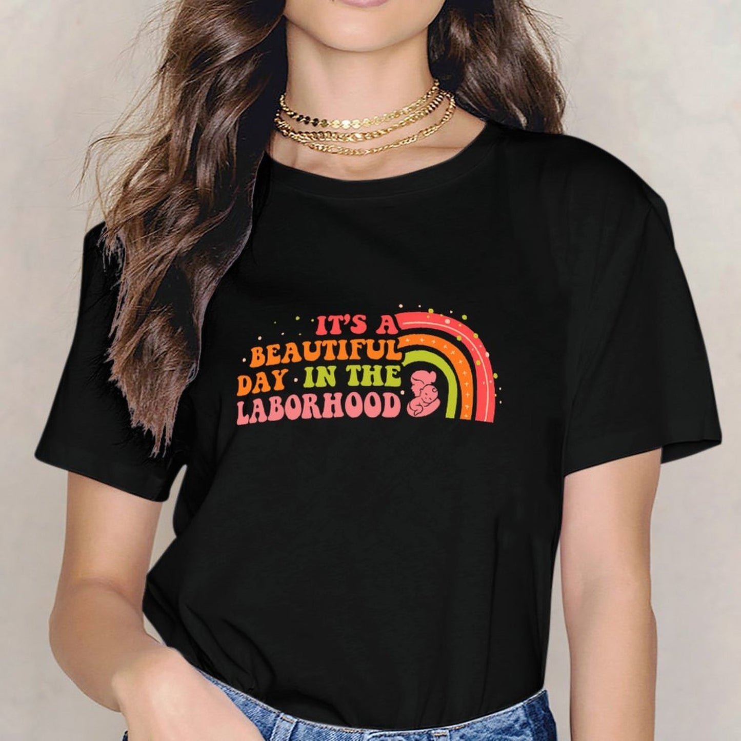 inkmay-casual-cotton-t-shirt-colorful-abstract-design-with-swirls-and-unisex-t-shirt