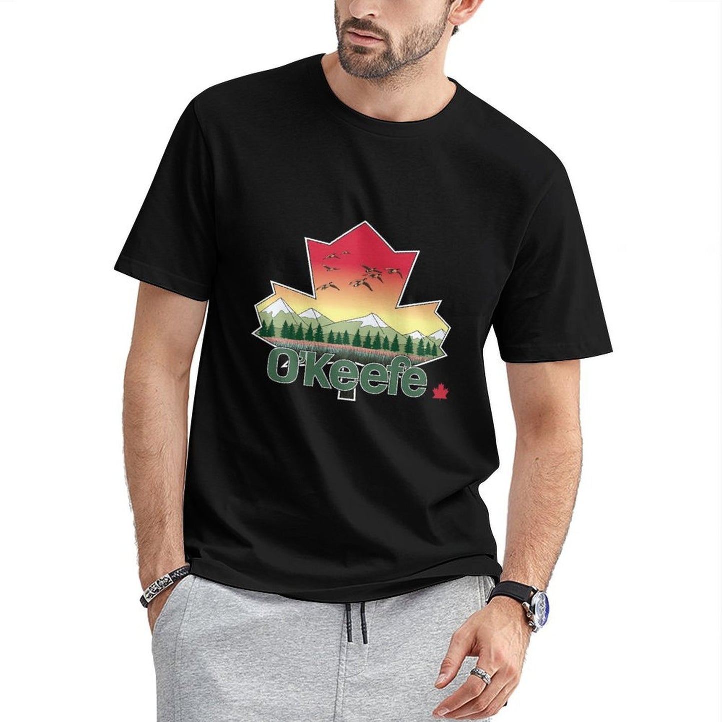 Inkmay Casual Cotton Unisex T-ShirtHigh-Quality Tear-Resistant T-Shirt
