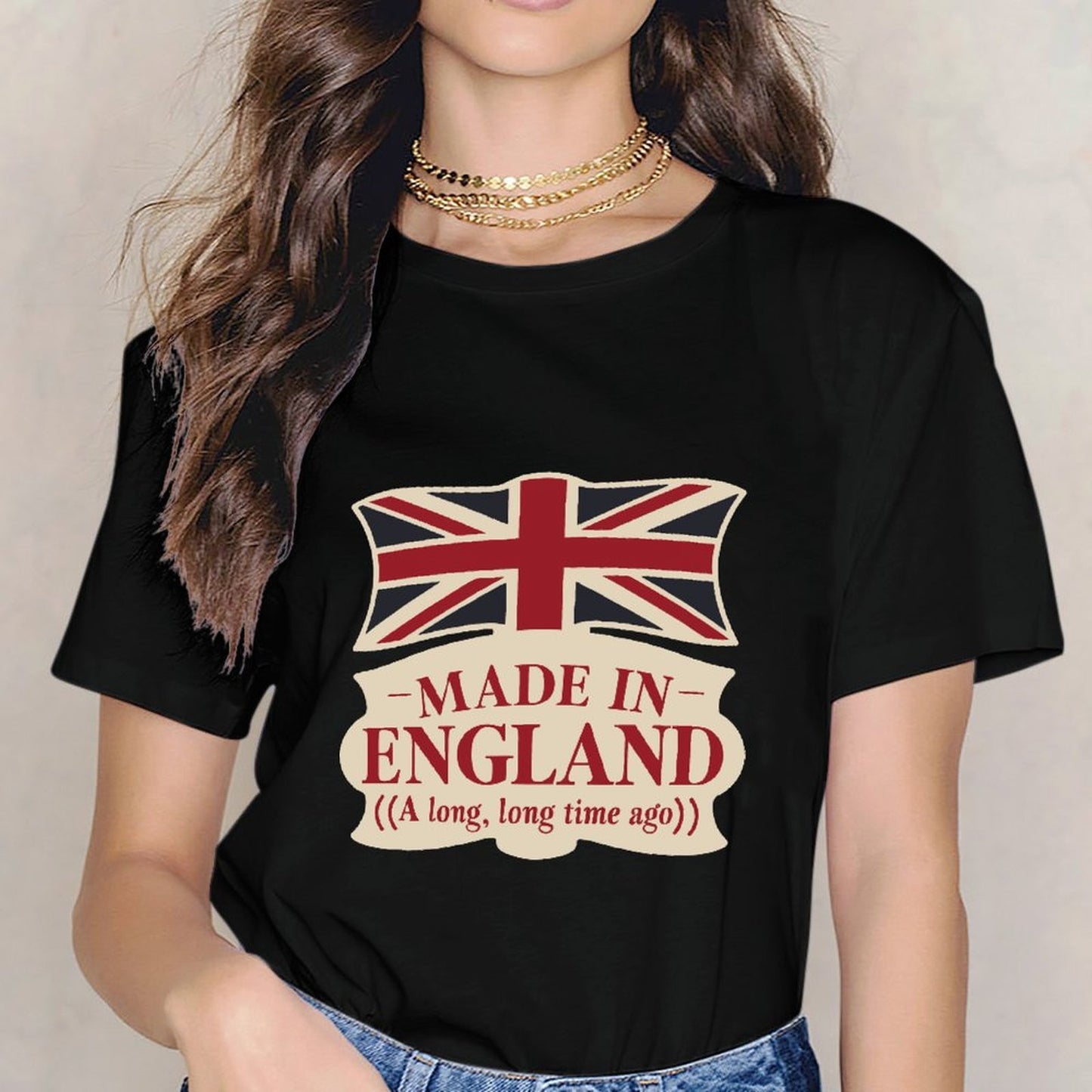 Inkmay Casual Cotton T-shirt Made In England A Long Time Ago Unisex T-shirt Premium T-Shirt