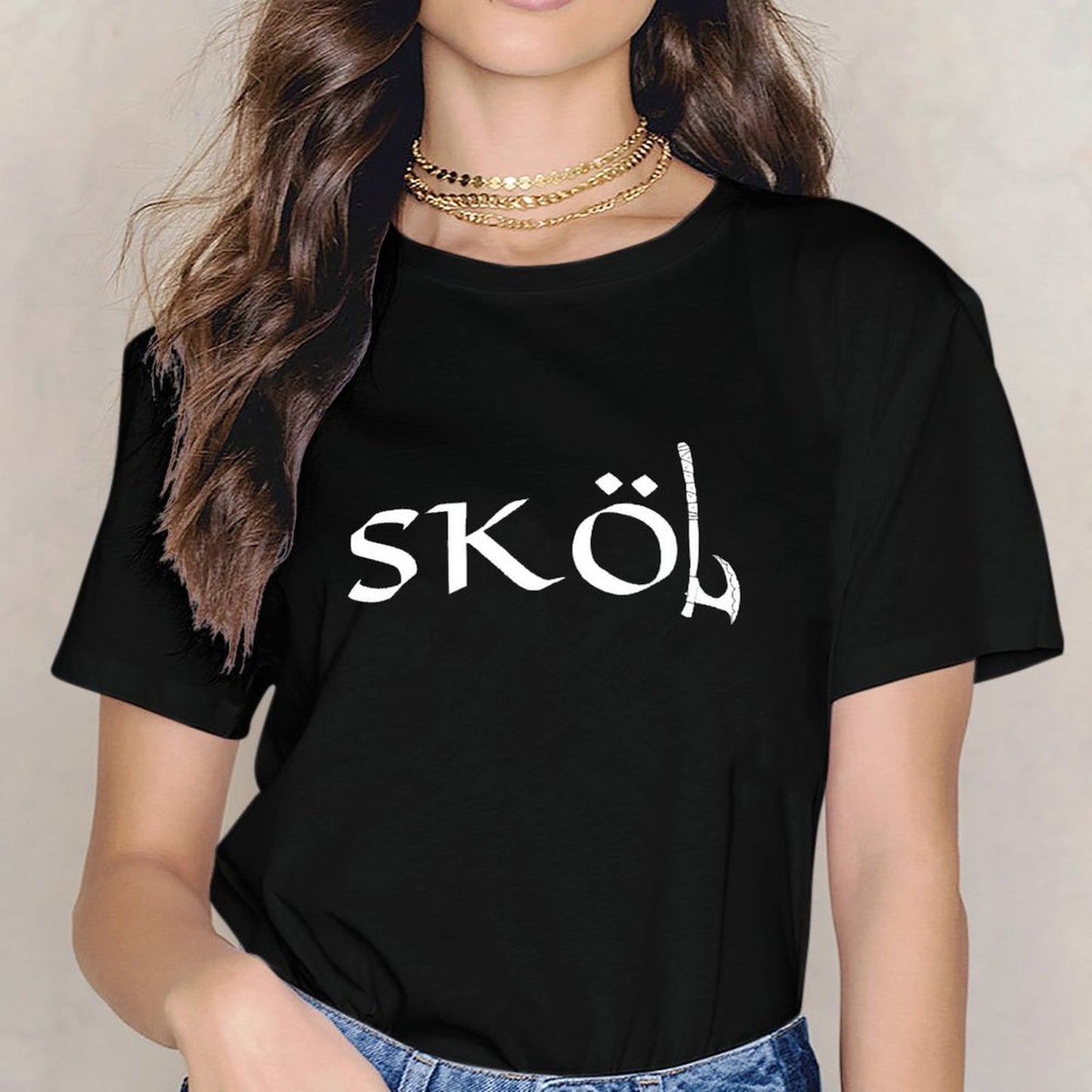 Inkmay Casual Cotton T-shirt Abstract White Background With Minimal Design Unisex T-shirtMade-to-Order AllDay T-Shirt