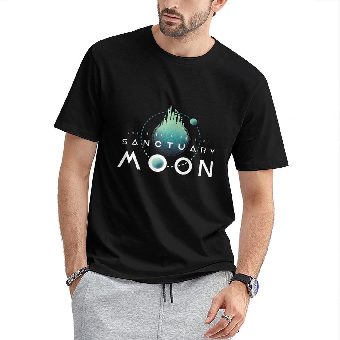 Inkmay Casual Cotton T-shirt The Rise And Fall Of Sanctuary Unisex T-shirtCleanCut Smooth T-Shirt