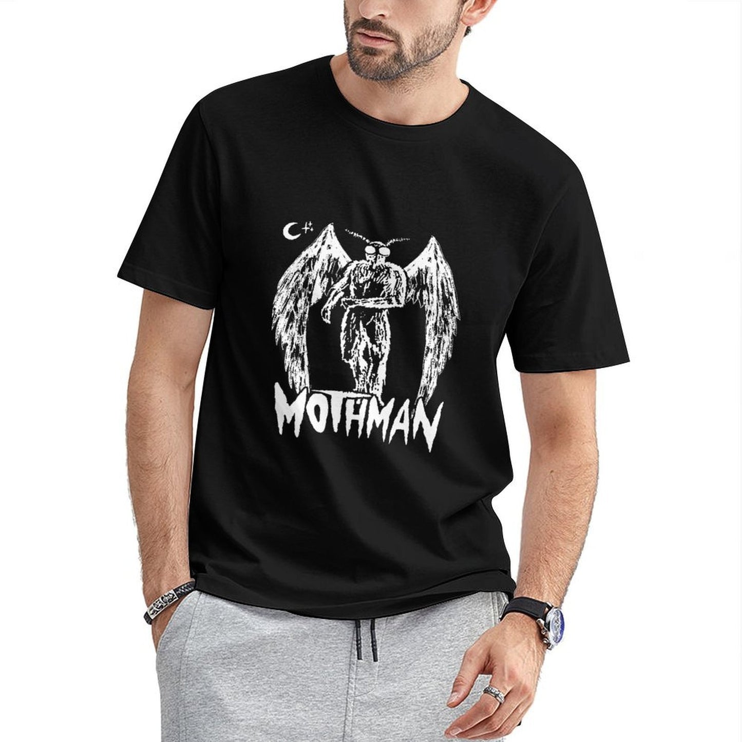 Inkmay Casual Cotton T-shirt White Background With No Patterns Unisex T-shirtClassicSeries V-Neck T-Shirt