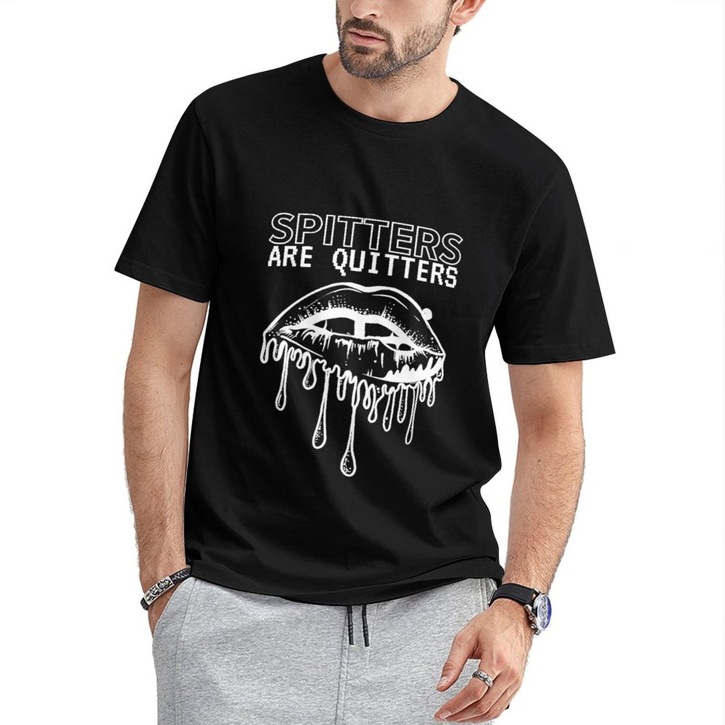 Inkmay Casual Cotton Unisex T-ShirtDaily Indoor T-Shirt