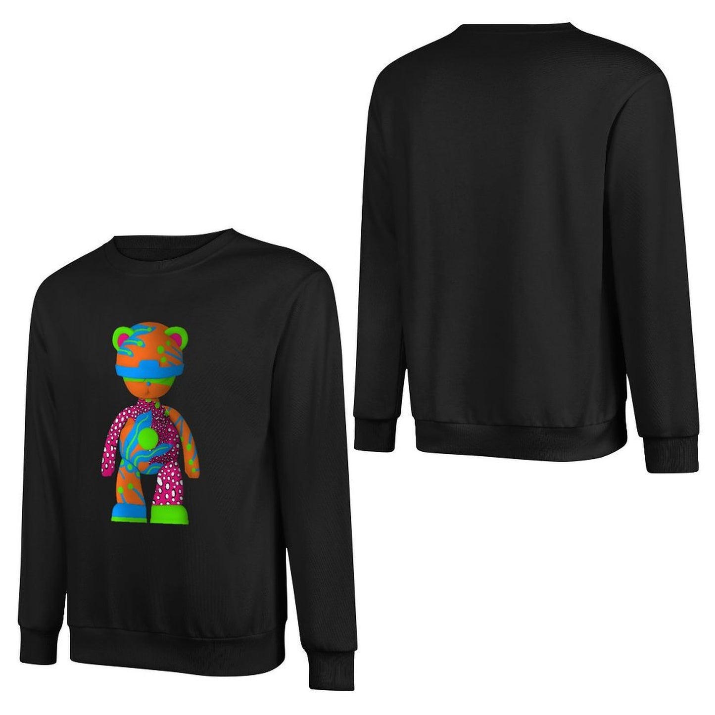 Long Sleeve With Front PatternHeat-Transfer Solid