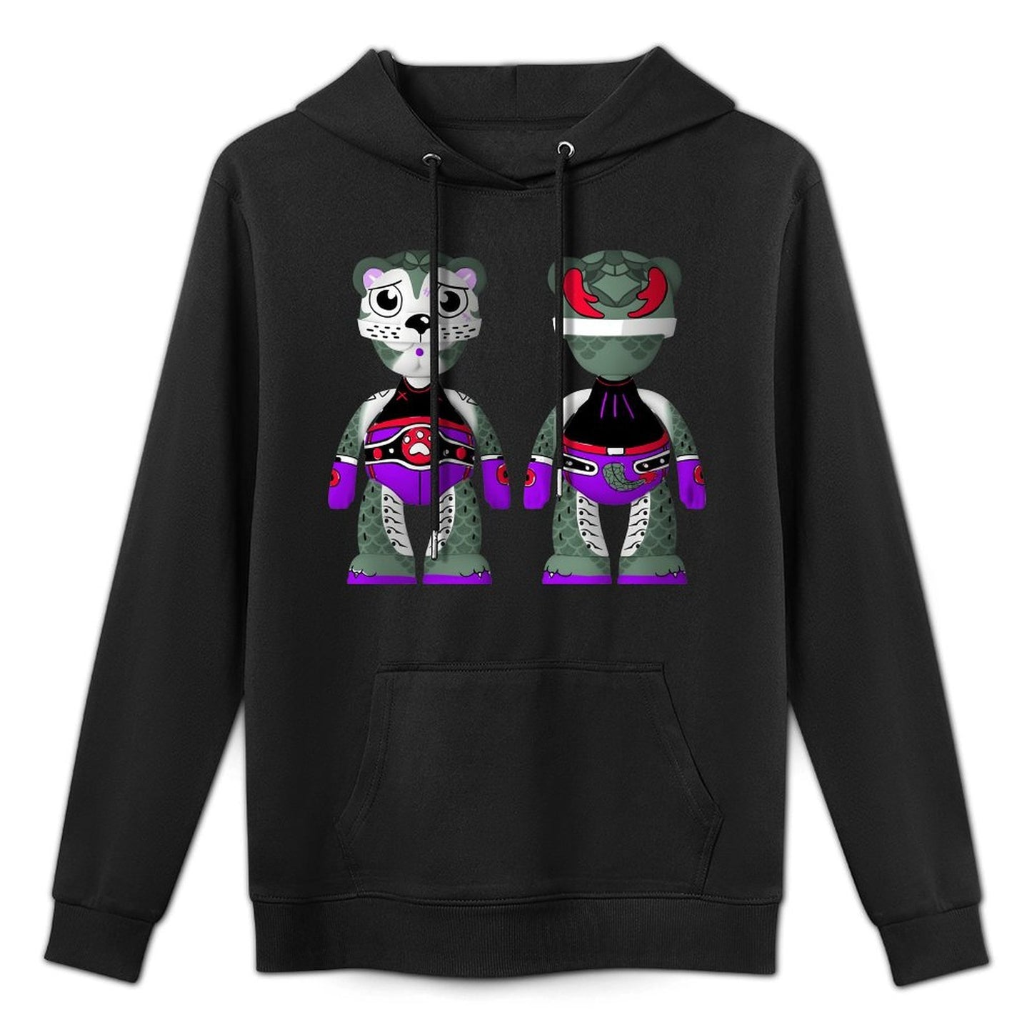 IPIB 250g Hooded Pocket Sweatshirt Front GraphicMen's Hooded  Sweatshirt6000145-5