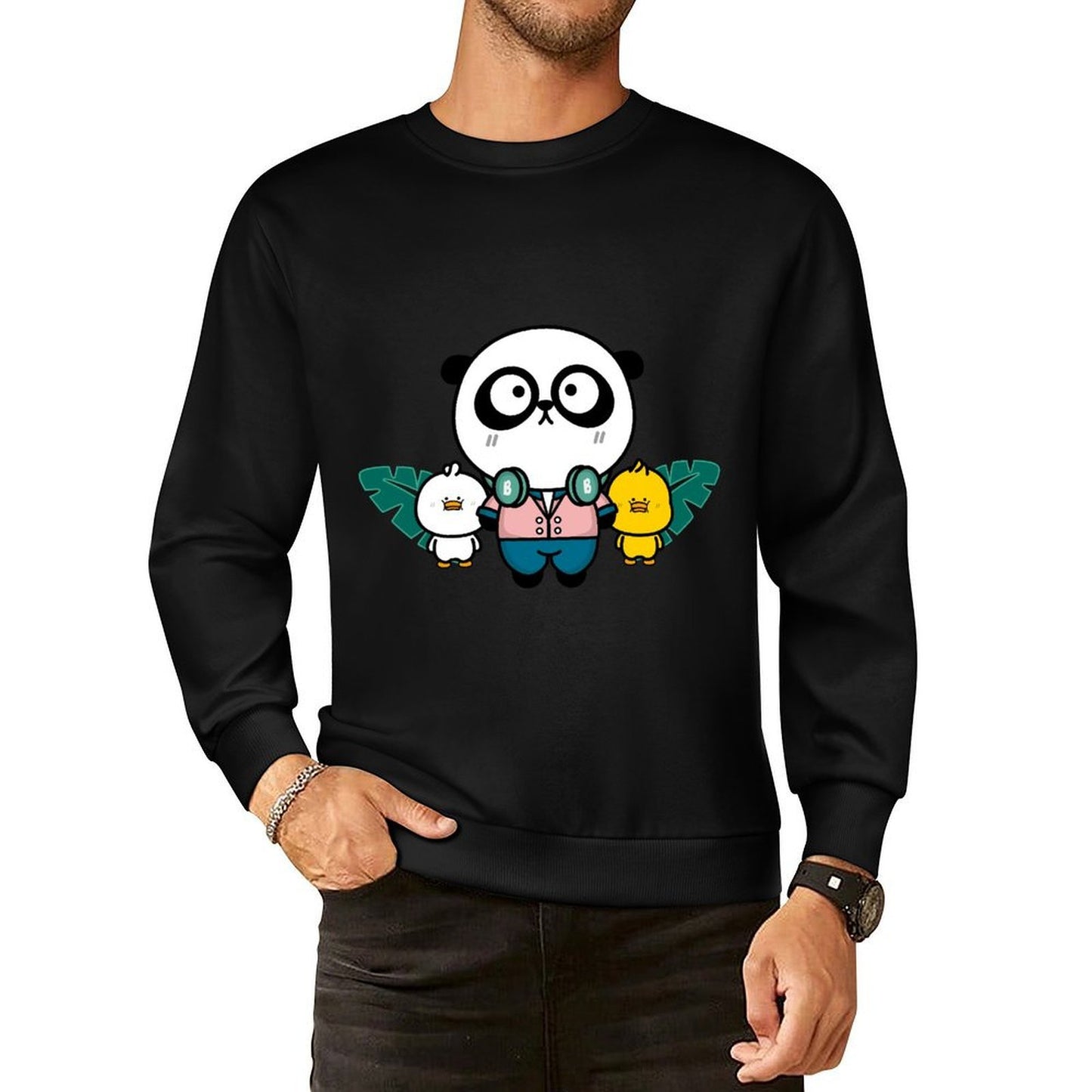 IPBR 250g Crew Neck Long Sleeve Sweatshirt Front GraphicCrew Neck Long Sleeve Sweatshirt4003828