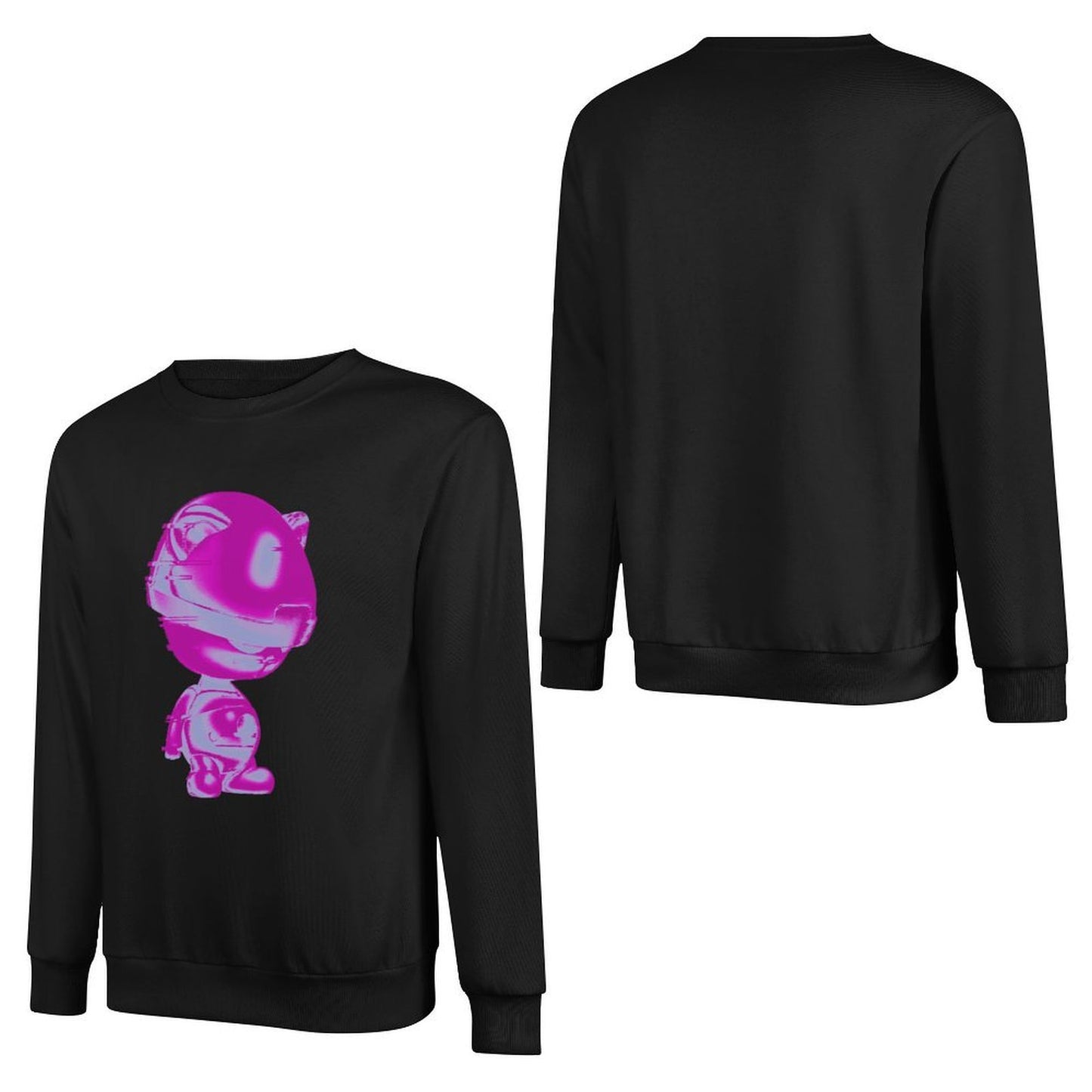 IPIB 250g Crew Neck Long Sleeve Sweatshirt Front GraphicCrew Neck Long Sleeve Sweatshirt6000020-6