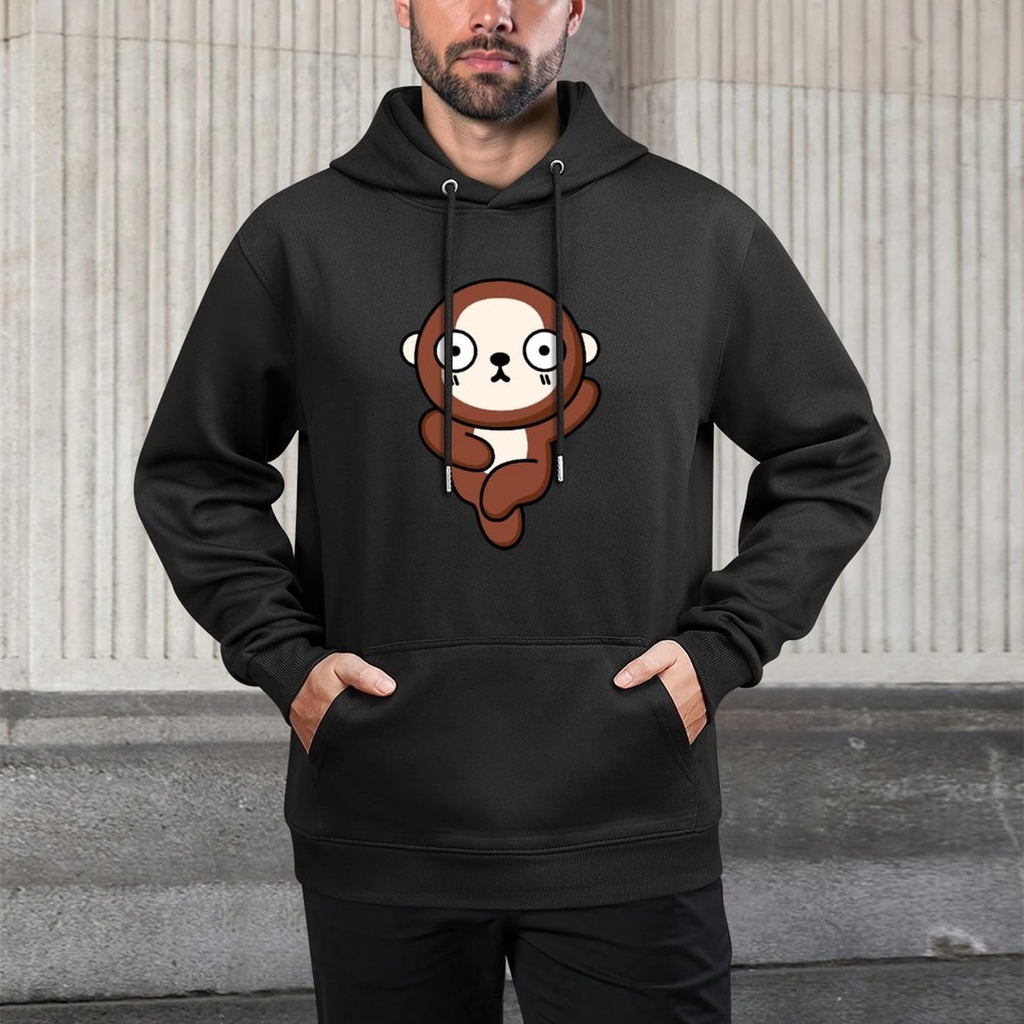 IPBR 250g Hooded Pocket Sweatshirt Front GraphicMen's Hooded  Sweatshirt4000436