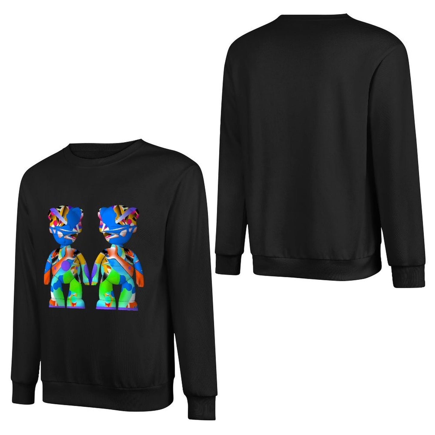 Long Sleeve With Front PatternUltra Durable Crew Neck