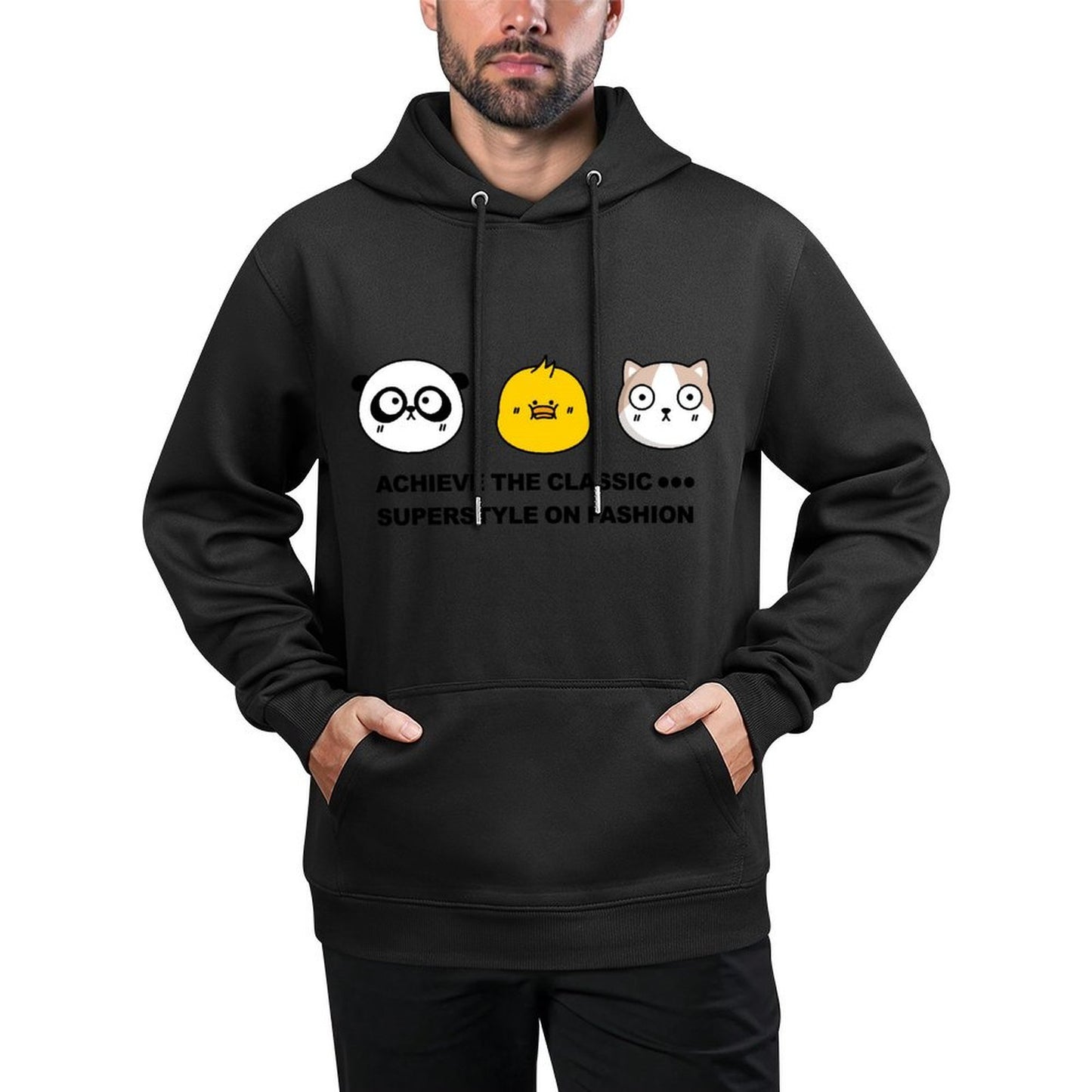 IPBR 250g Hooded Pocket Sweatshirt Front GraphicMen's Hooded  Sweatshirt4000670