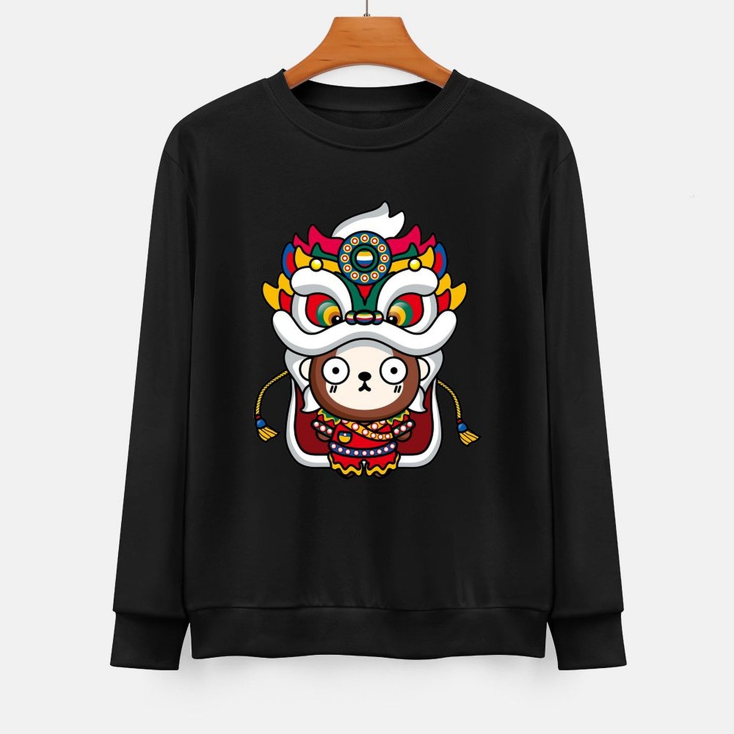 IPBR 250g Crew Neck Long Sleeve Sweatshirt Front GraphicCrew Neck Long Sleeve Sweatshirt4000341