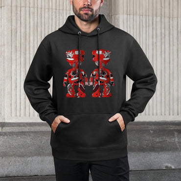 IPIB 250g Hooded Pocket Sweatshirt Front GraphicMen's Hooded  Sweatshirt6000084-1