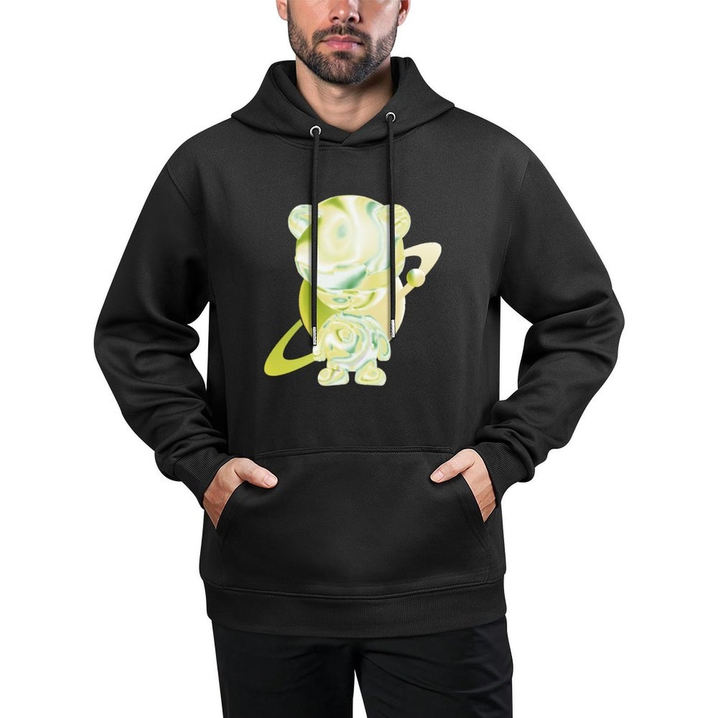 IPIB 250g Hooded Pocket Sweatshirt Front GraphicMen's Hooded  Sweatshirt6000025-5