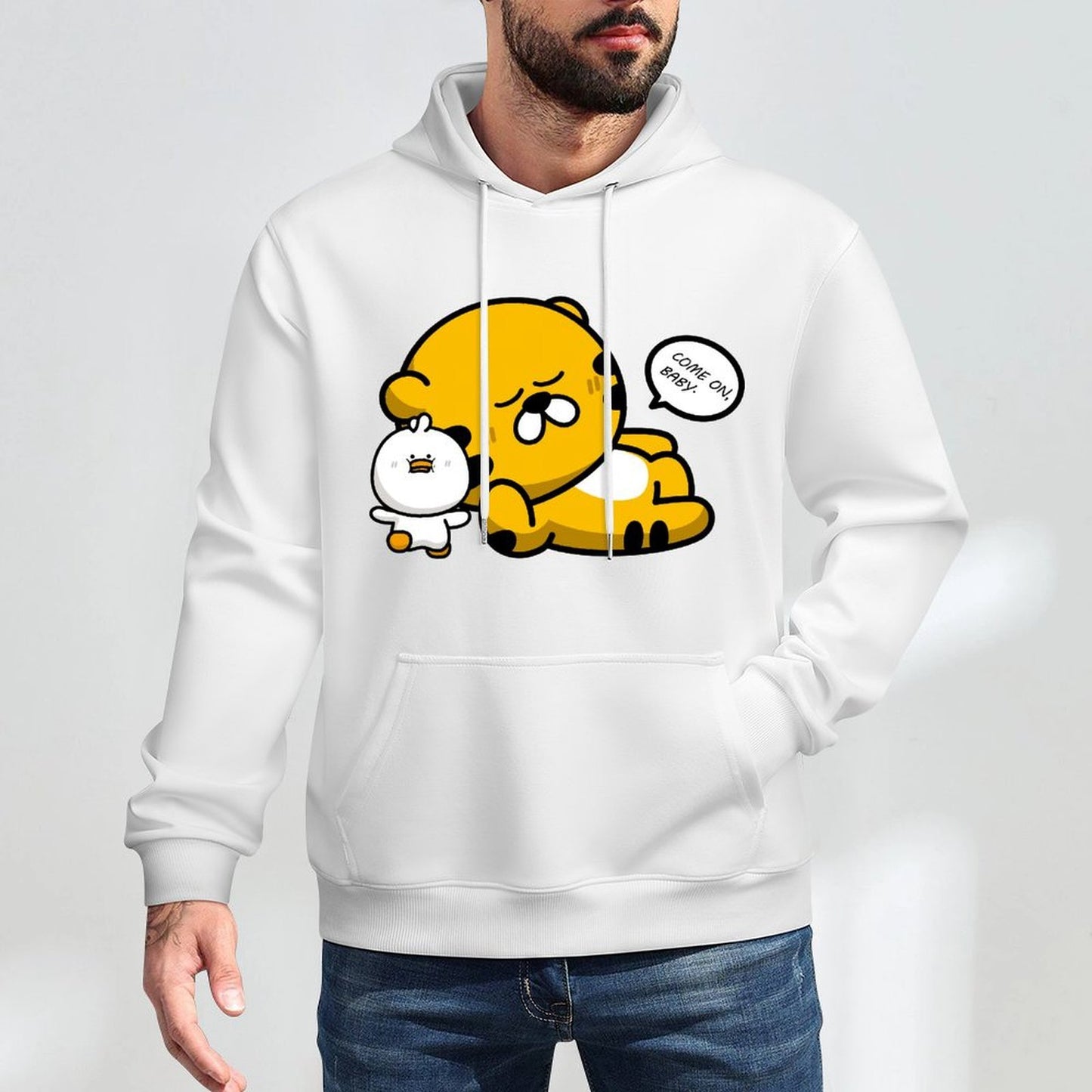 Front Graphic HoodiesHigh-Quality SimpleFit