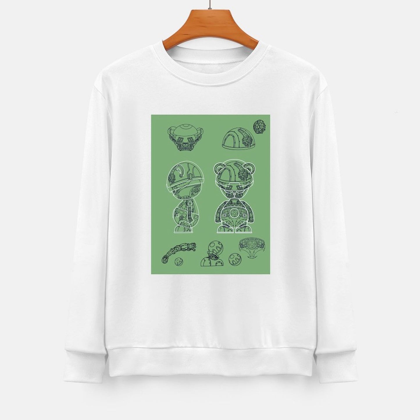 Long Sleeve With Front PatternBreathable Design-Your-Own