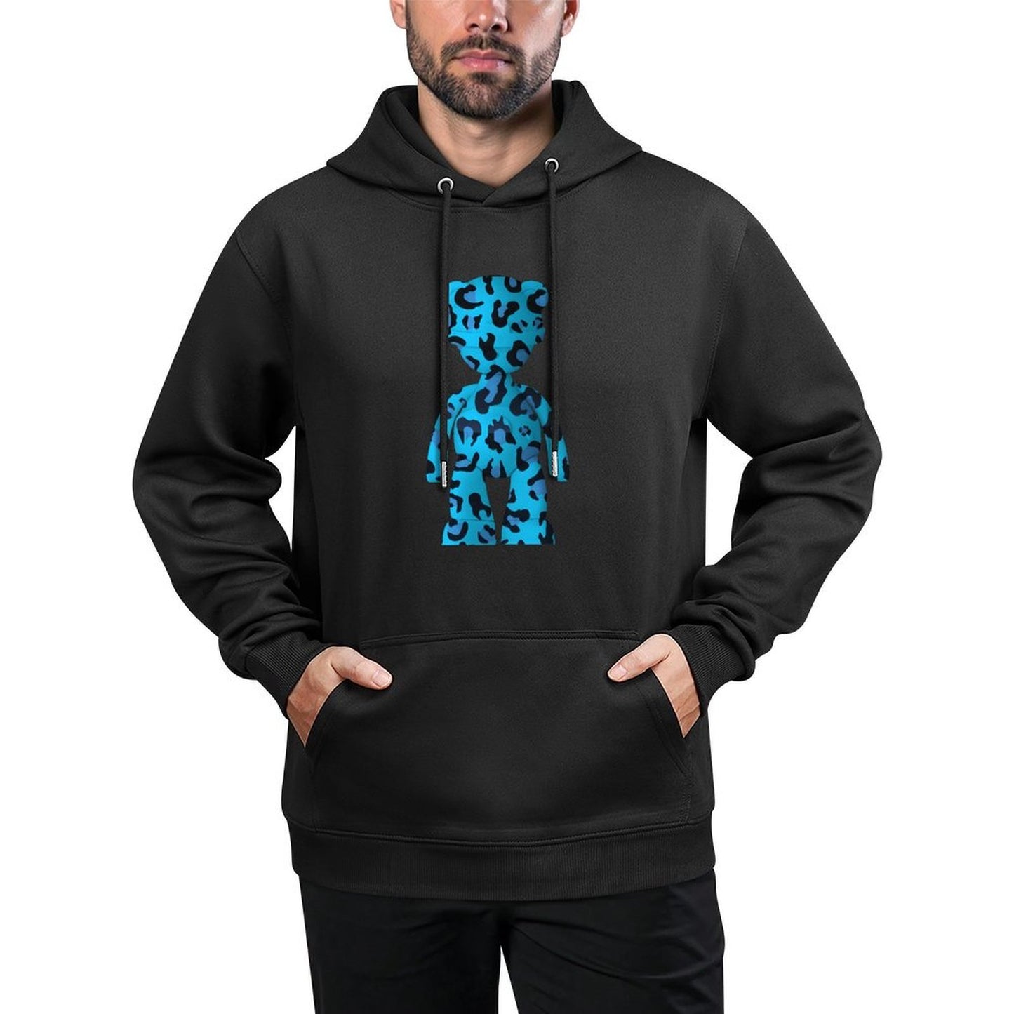 IPIB 250g Hooded Pocket Sweatshirt Front GraphicMen's Hooded  Sweatshirt6000126-3