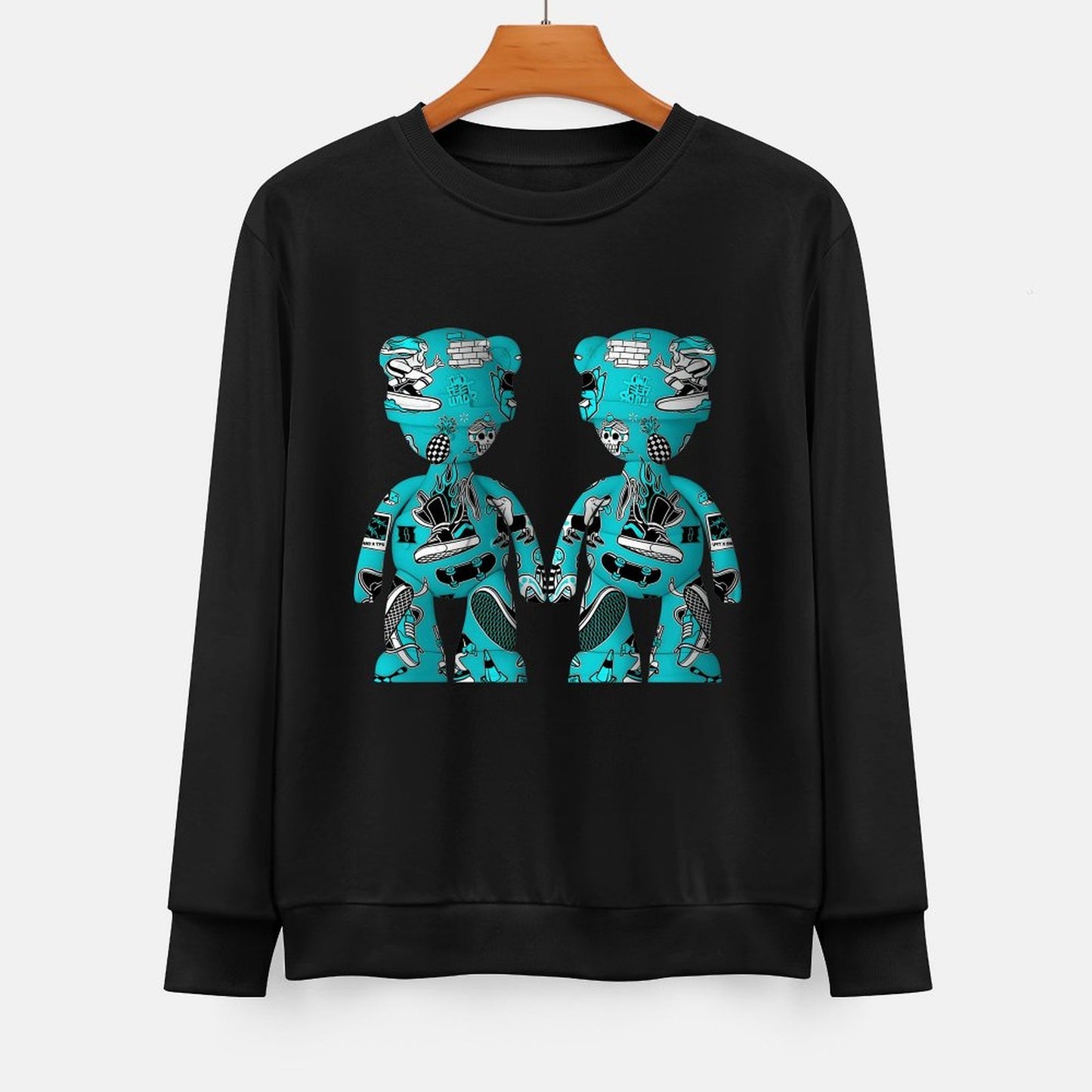 IPIB 250g Crew Neck Long Sleeve Sweatshirt Front GraphicCrew Neck Long Sleeve Sweatshirt6000084-5