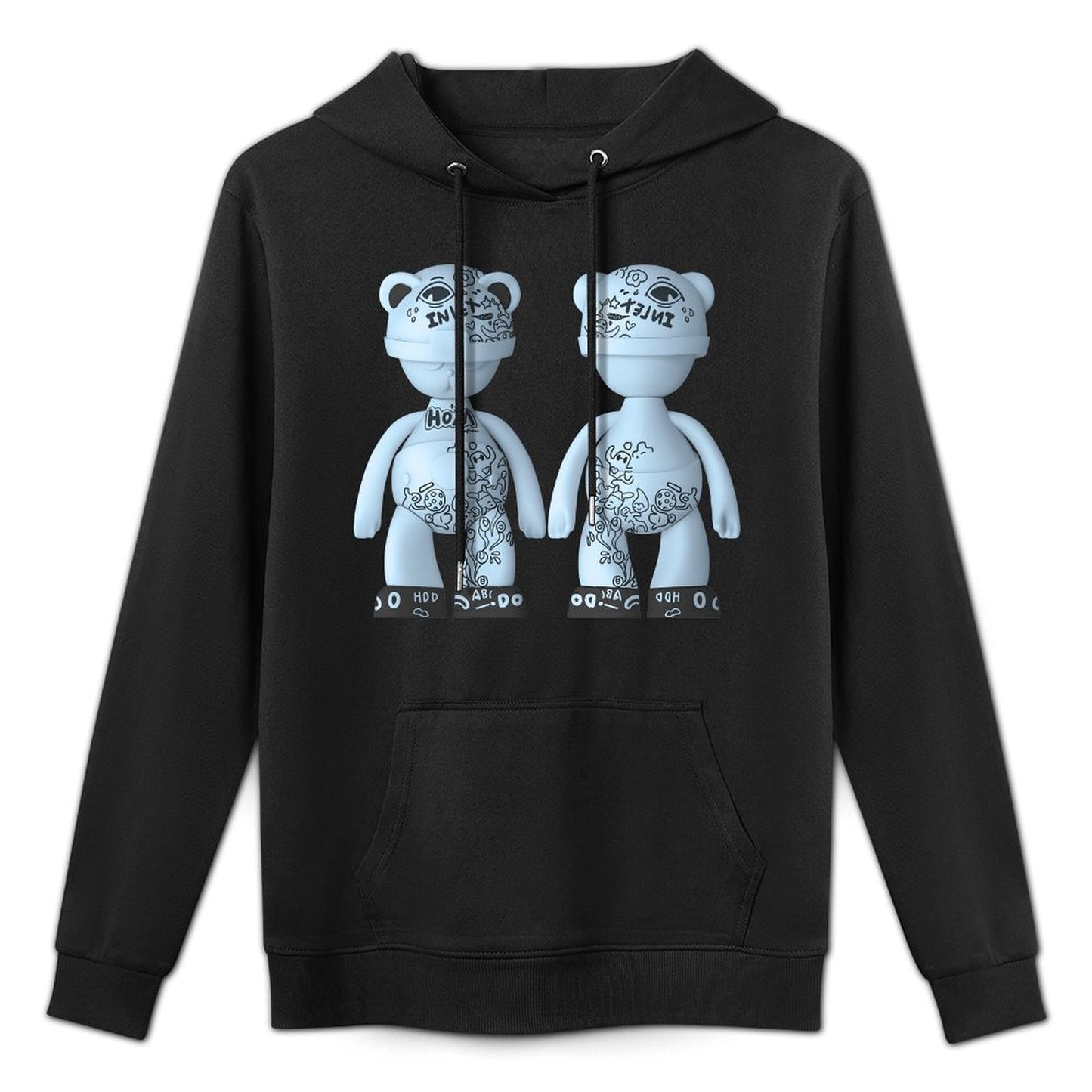 IPIB 250g Hooded Pocket Sweatshirt Front GraphicMen's Hooded  Sweatshirt6000082-2