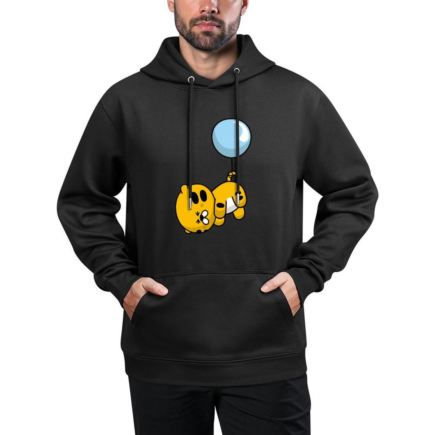 IPBR 250g Hooded Pocket Sweatshirt Front GraphicMen's Hooded  Sweatshirt4000023