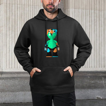 IPIB 250g Hooded Pocket Sweatshirt Front GraphicMen's Hooded  Sweatshirt6000113-5