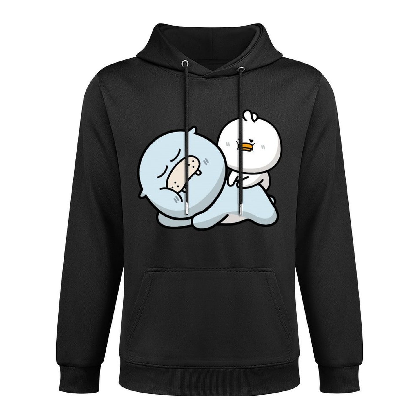 Front Graphic HoodiesMinimal Crisp Print