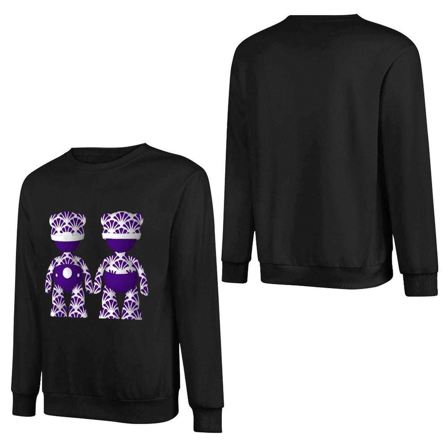IPIB 250g Crew Neck Long Sleeve Sweatshirt Front GraphicCrew Neck Long Sleeve Sweatshirt6000096-3