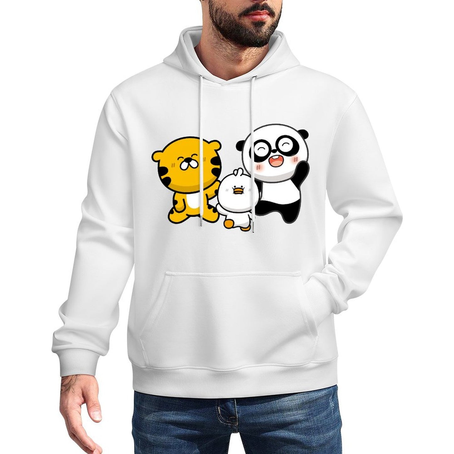 IPBR 250g Hooded Pocket Sweatshirt Front GraphicMen's Hooded  Sweatshirt4001314